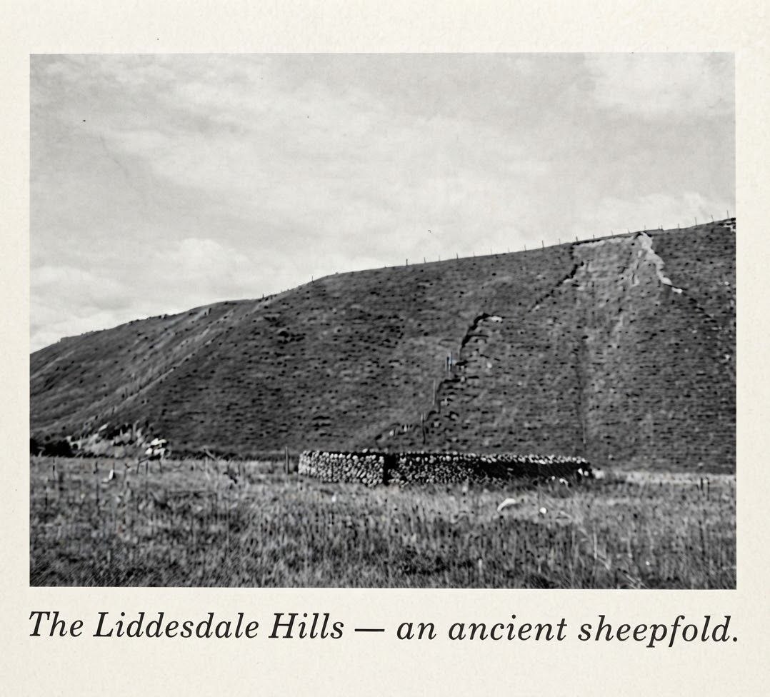 Liddesdale Hills — an ancient sheepfold. From the Borders to the Bush, p.7
