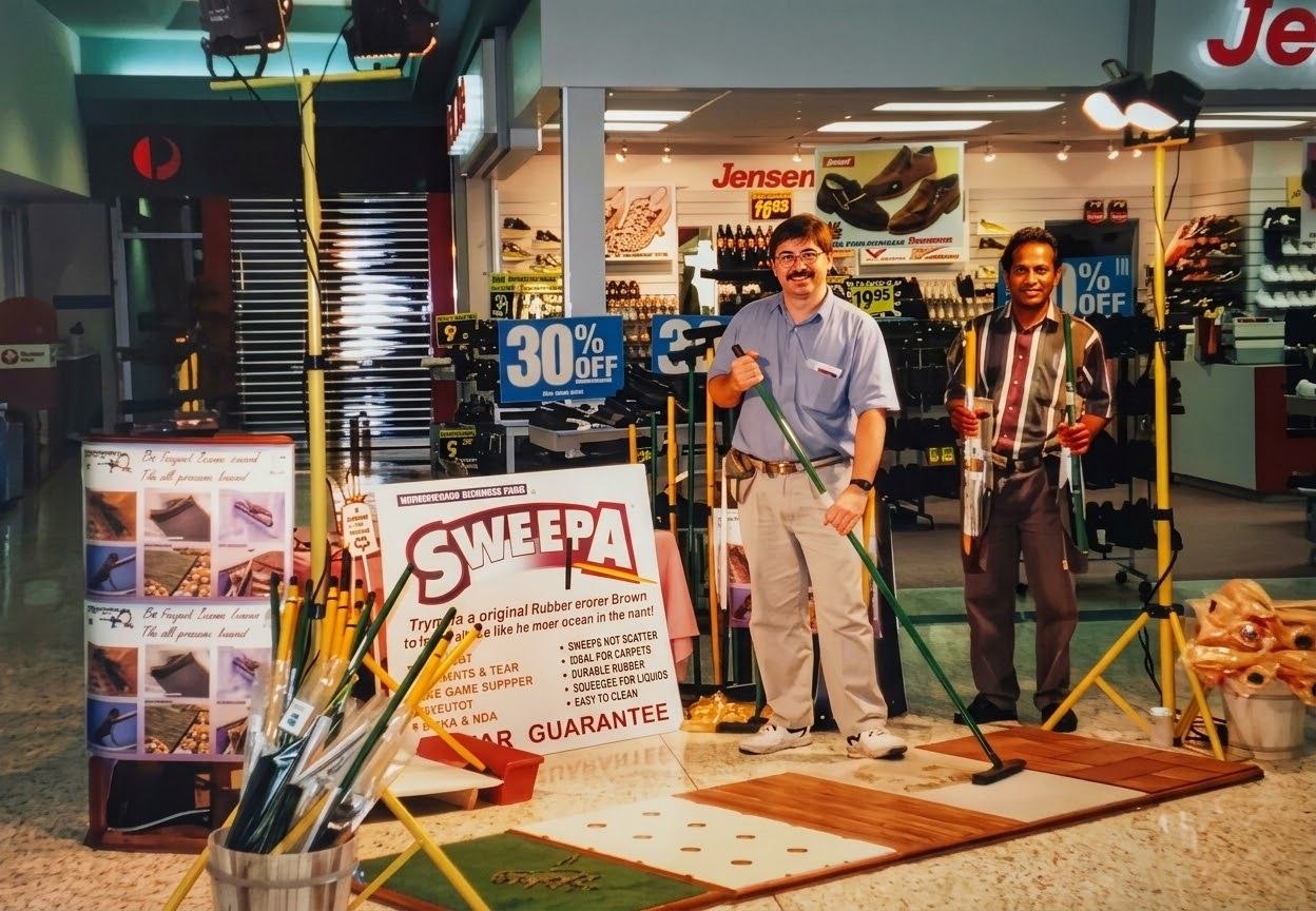 Tim Telfer SWEEPA demonstration c1990s