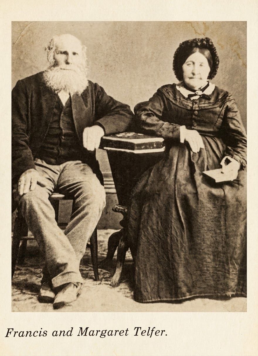 Francis and margaret telfer portrait
