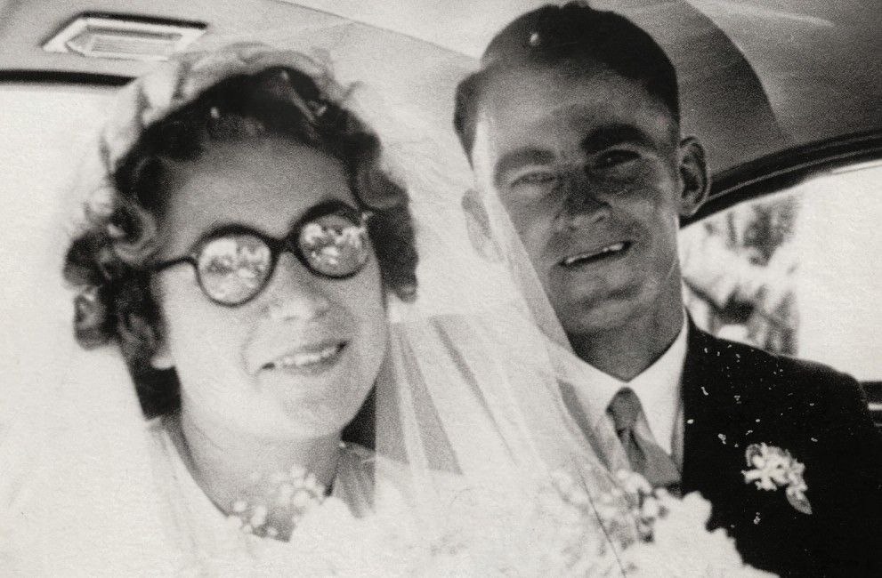 Murray shirley telfer wedding 1950